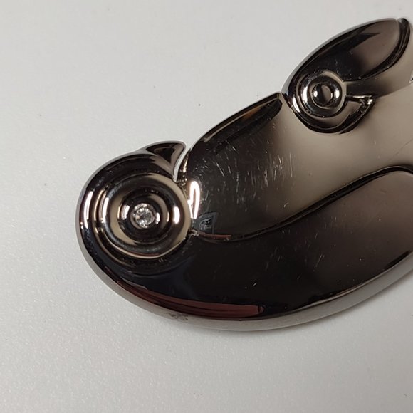 Dark Silver Tone Metal Penguin Brooch - Picture 4 of 11